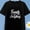 黑色, variant on MAWOTEA [Slimt Fit Size Up] Family Is Everything Print Summer T Shirt For Kids Outdoor Casual Wear, Size 3Year-12Years