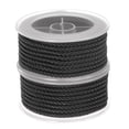 thumbnail image 1 of Unique Bargains 2 Packs Nylon Thread Twine Beading Cord 3mm Extra-Strong Braided Nylon Crafting String 4M/13 Feet, Black, 1 of 7
