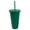 Green, variant on Farfi Christmas Straw Cup Festive Reusable PP Solid Color Drinking Tumbler with Lid for Home (Black,S)