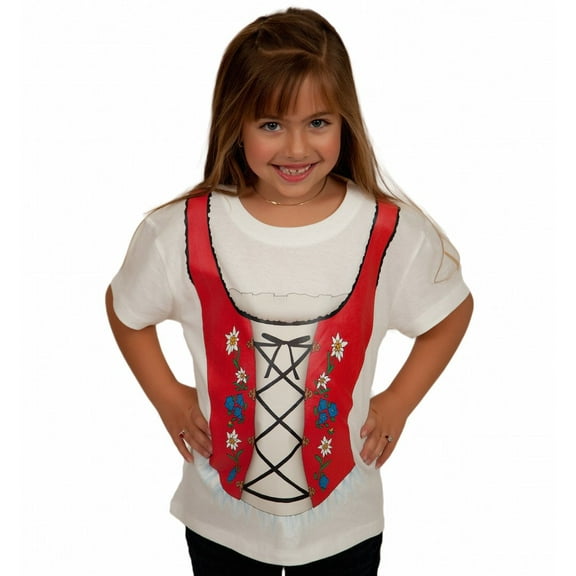 GERM Oktoberfest German Dirndl Youth T Shirt | Youth-Small