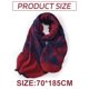 thumbnail image 2 of Abrigos para mujer Chal Abrigo Suave Cachemira Sensación Bufandas de otoño para mujer Chales y abrigos Invierno Grueso Cálido Bufanda de punto Manta Poncho frontal abierto, 2 of 5