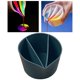 thumbnail image 2 of Copa dividida de vertido de acrílico, vaso de vertido de de pintura DIY, vaso de vertido multicanal 3 ranuras Sunnimix Tazas divididas para verter pintura, 2 of 7