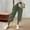 #0246-Army Green, variant on Cotton Capri Pants for Women Drawing High WaistedCasual Lounge Pant Summer Capris Adjustable Drawstring with Pockets