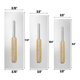 thumbnail image 3 of 3 Pieces Flat Drywall Trowel, Stainless Steel Plastering Trowel, Masonry Finishing Trowel Sets with Wood Handle, 3 of 5