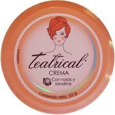 Teatrical Crema con Rosas y Lanolina 230 g. Cream with roses and Lanolin.