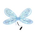 thumbnail image 2 of Alas de mariposa, lindos accesorios de disfraz para fiestas temáticas, festivales, espectáculos, cosplay Azul, 2 of 8