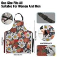 thumbnail image 3 of Cute Hamsters Strawberry Daisy Kitchen Apron with 2 Pockets Adjustable waterproof Cooking Aprons for Women Men Chef, 3 of 7