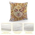 thumbnail image 4 of Qinduosi Pink Sun and Moon Throw Pillow Covers, Mid Century Throw Pillow Covers , Boho Pillow Covers Decor for Living Room Bedroom Dorm, Gifts for Lovers Teen Girls Women White, 4 of 5