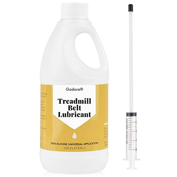 100% Silicone Treadmill Lubricant/Treadmill Lube, 16 Ounces Premium Silicone Oil for Treadmill Belt Lubrication, Easy to Apply Treadmill Belt Lubricant Oil, Suitable for Nearly All Type of Treadmills