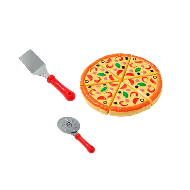 Pizza Toy Set Educational Toys Practical Play House Toy Kitchen Toys for Boy Gif Zulema juguetes para cortar pizza