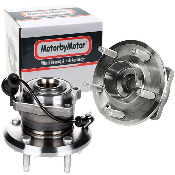 Rear Wheel Bearing and Hub Assembly Fits Chevy Captiva Sport Chevrolet Equinox,Pontiac Torrent,Suzuki XL-7,Saturn Vue Hub Bearing(2 Pack) w/ABS, 5 Lugs