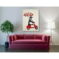 thumbnail image 3 of Epic Graffiti 'Penguin On Red Moped,' by Fab Funky, Canvas Wall Art, 40"x54", 3 of 3