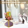 thumbnail image 4 of Visland Greeting Card Beautiful Eye-catching 3D Design Hollow Glitter Gift Giving Paper Three-dimensional Box Birthday Card Home Supply, 4 of 10