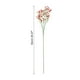 thumbnail image 2 of Uxcell 12Pcs Flores Artificiales Falsas a Granel, Ramo de Flores de PU con Tallos, Rojo, 2 of 6