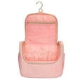thumbnail image 1 of Neceser grande Unique Bargains para colgar bolsa de maquillaje impermeable rosa, 1 of 1