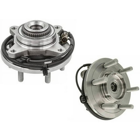 Front Wheel Bearing Hub Assembly Set of 2 - Compatible with 2015 - 2017 Ford F-150 4WD 2016