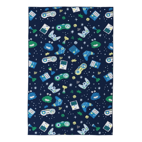 Mainstays Kids Tufted Gamer Area Rug, 4' x 6'