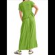 thumbnail image 4 of Conjunto de Dos Piezas para Mujer: Top Fruncido y Pantalón Conjunto Informal Bohemio de Cintura Alta con Bolsillos Verde L, 4 of 7