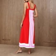 thumbnail image 5 of Kaemgyyd Sundresses for Women Fashion Stripes Sleeveless Casual Loose Midi Dress Square Collar Flowy Tank Dresses for Beach Vaction, 5 of 7
