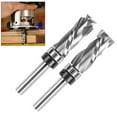 thumbnail image 3 of Spiral Flush Trim Router Bit 1/4In Handle Engraving Woodworking Milling Cutters 1/4*1/2*1, 3 of 7
