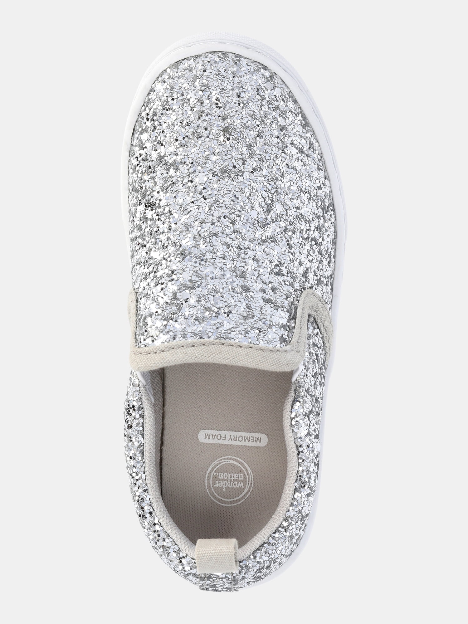 Wonder Nation Toddler and Girls' Slip-On Sneakers
