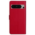 thumbnail image 3 of Allytech Wallet Case for Google Pixel 8 Pro, Vintage PU Leather Slim Fit Folio Flip Stand Protective Shockproof Cards Slots Wallet Case Phone Cover for Google Pixel 8 Pro - Red, 3 of 7