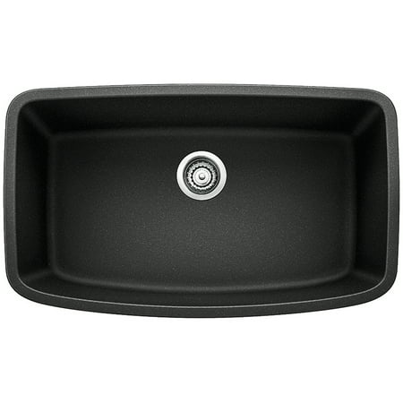 Blancoperforma Stainless Steel Sink - Blanco VALEA Super Single Bowl SILGRANIT Sink Anthracite