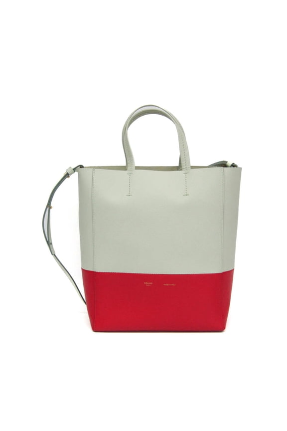 Pre-Owned Celine Cabas SMALL VERTICAL 176163 Women's Leather Shoulder Bag,Tote Bag Light...