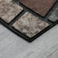 thumbnail image 3 of Mohawk Home Doorscapes Estate Mat Mosaic Mythos Stone Slice Mat Scatter, 1'11"x2'11", Brown & Grey, 3 of 3