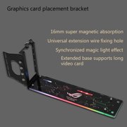 PCI-E PC Graphics Cards Vertically kickstand base Vertical GPU Bracket Holder with LED 5V 3pin RGB for