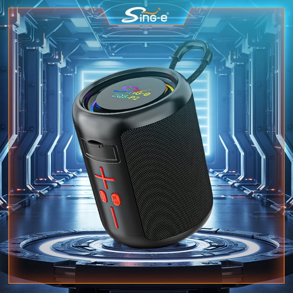 40W Portable Wireless Speaker with Powerful Stereo Bass, 12H Playback, LED Lights, for Outdoor, Home, Car, Party, Camping, Supports TF/USB/Wireless