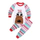 thumbnail image 4 of Pijamas navideños para bebés, conjunto de pijamas navideños de Papá Noel para niñas y niños, pijamas de algodón para niños pequeños, ropa de dormir de Año Nuevo, conjunto informal para niños, 4 of 4