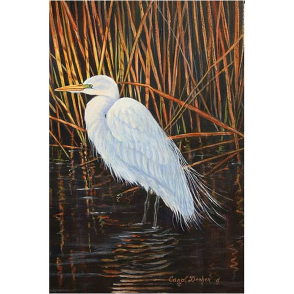 Premier Garden Size Flag - Egret