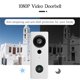thumbnail image 5 of Ounissouiy Tuya Doorbell Smart Wireless Video Door Bell 1080P Timbre de seguridad para el hogar a prueba de agua, gris Electrodomésticos Blanco, 5 of 6