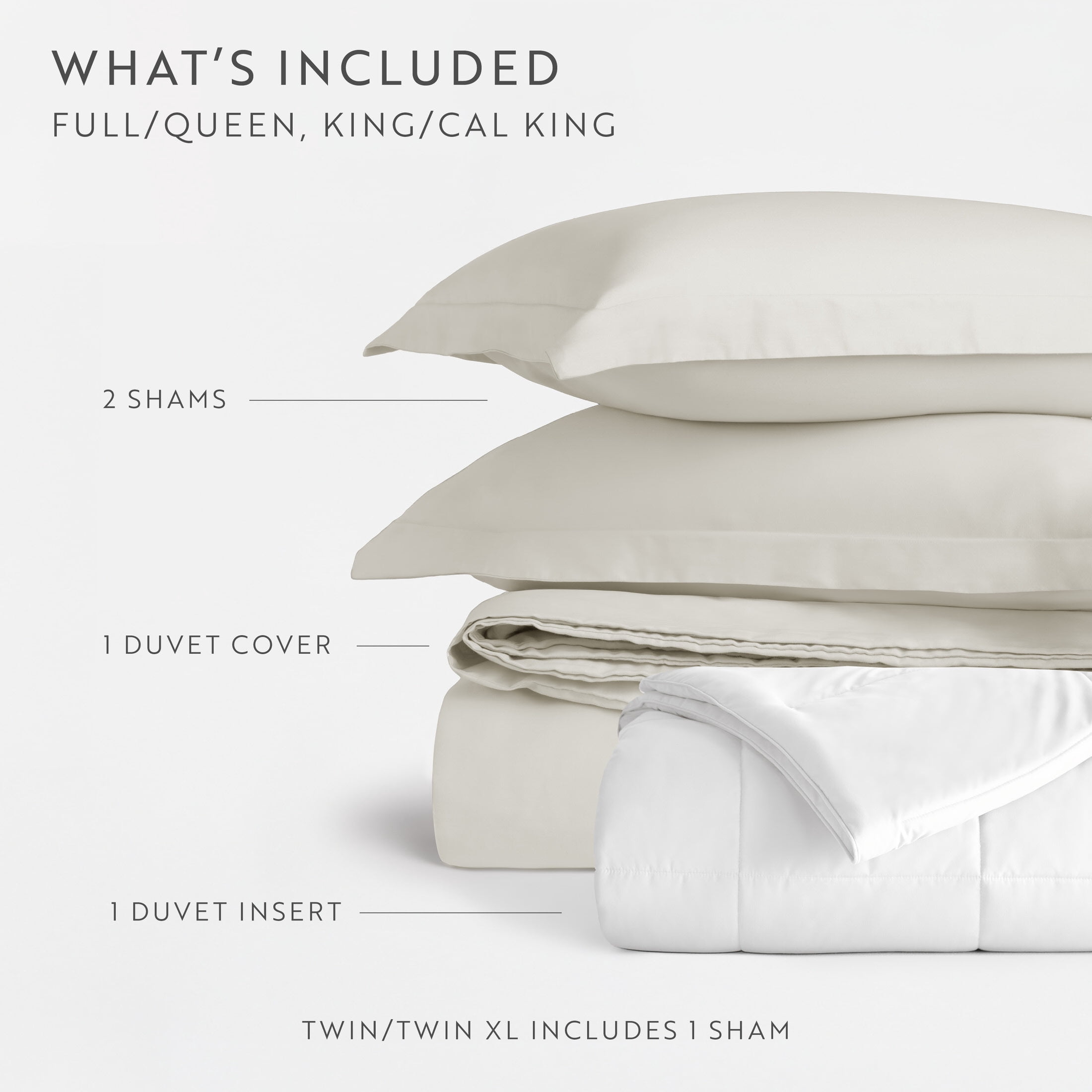 Premium 300 TC Brushed Cotton Comforter & Duvet Cover Set