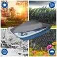 thumbnail image 3 of Pedal Boat Cover Waterproof Heavy Duty Boat Cover Replacement for 3 to 5 Person 420D Dustproof-Grey, 3 of 6