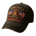 thumbnail image 3 of America 250Th Anniversary Hat with Embroidered Liberty Bell And Flags 1776-2026 Denim Baseball Cap July 4Th Freedom Unisex Hat D, 3 of 4