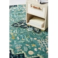thumbnail image 2 of Hand-Tufted Bohemian Wool Area Rug | 100% New Zealand Wool Carpet for Living Room, Bedroom & Home Décor(Teal_8X10), 2 of 4