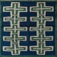 thumbnail image 1 of Ahgly Company Indoor Square Abstract Camouflage Green Southwestern Area Rugs, 4' Square, 1 of 6