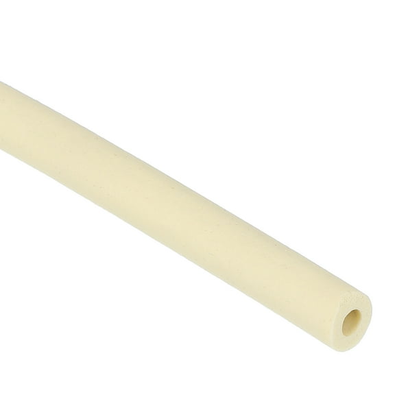 Uxcell 3mm ID x 6mm OD x 1m Long Pipe Insulation Foam Tube Cover Wrap Roll EPDM Tubing, Beige