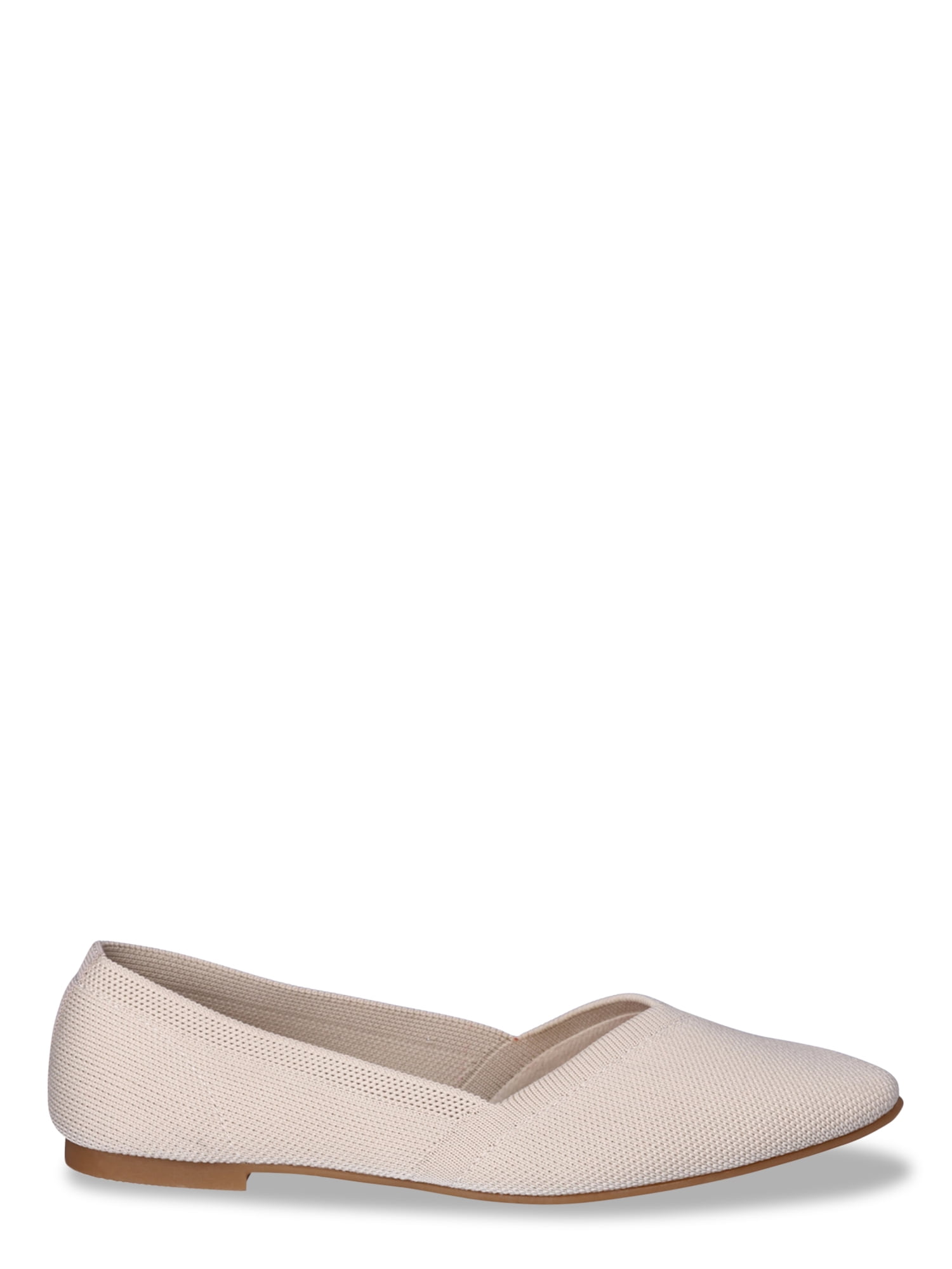 Time and Tru Women's Knit Ballet Flats