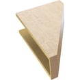 thumbnail image 6 of 7"W x 14"D x 21"H Classic Concord Rough Cedar Woodgrain TimberThane Corbel, Primed Tan, 6 of 6