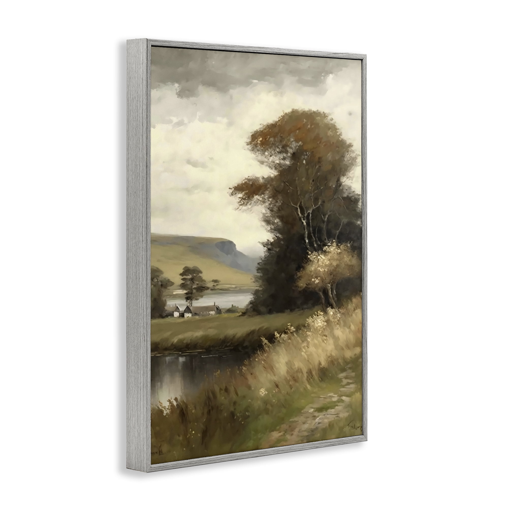 Stupell Industries House By The Water Retreat Gray Framed Giclee Art, design by Creative Studio