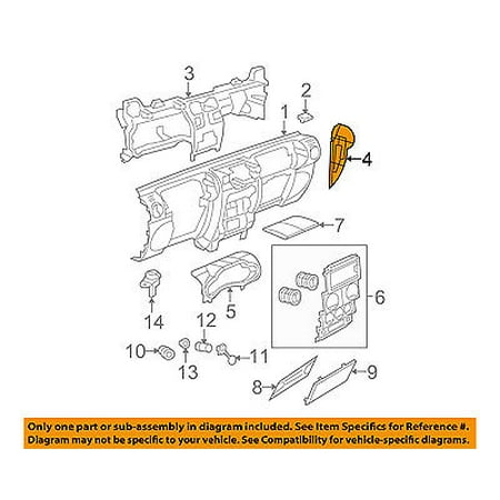 Jeep CHRYSLER OEM 07-10 Wrangler Instrument Panel Dash-End Cap Left 5KF23XDVAB
