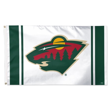 WinCraft Minnesota Wild 3 x 5 Vertical Stripe Deluxe Single-Sided Flag