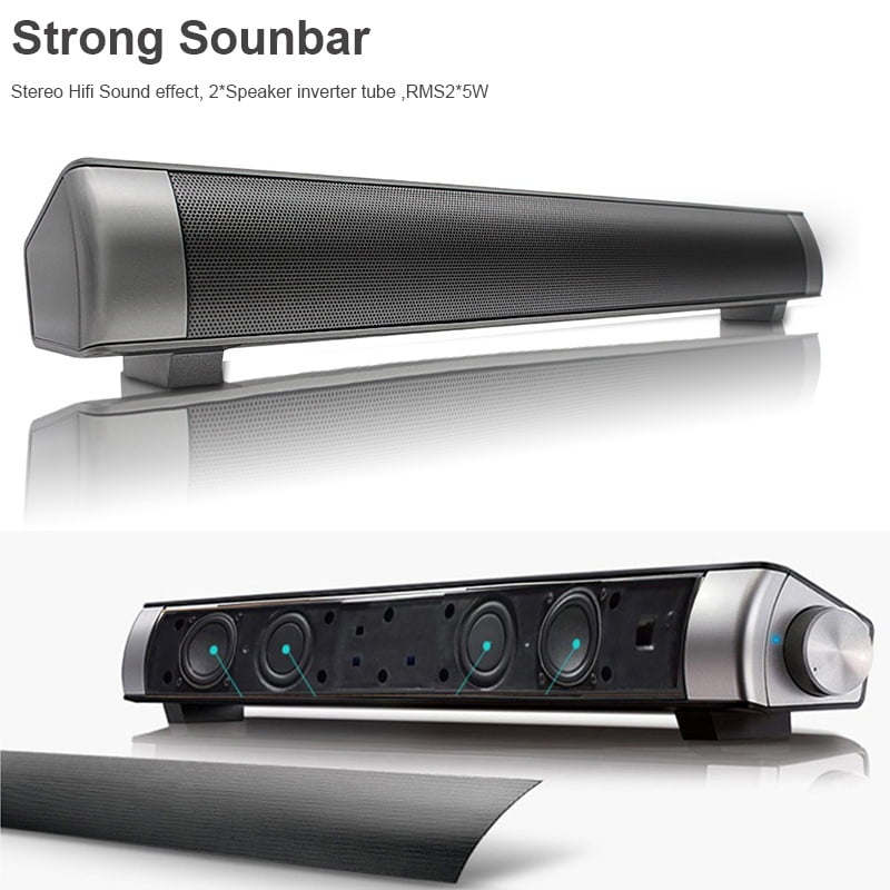 Sound bar Wireless Bluetooth Speaker Super Bass Stereo Home TV Subwoofer System