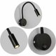 thumbnail image 3 of 2 Pices Noire Lampe De Lecture Murale 3w, Flexible Cou Rglable Apliques Lampe De Bureau En Aluminium, Lampe De Chevet Avec Interrupteur Led Soins, 3 of 5