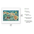thumbnail image 2 of The Dole Map of the Hawaiian Islands - From the Hawaiian Pineapple Company - Vintage Pictorial Map by Joseph Fehér c.1950s - Fine Art Rolled Canvas Print (Unframed) 16in x 20in, 2 of 4