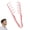Pink, variant on Texture Comb, Voluminous Wide Tooth Hair Comb for Maximum Root Lift, Dual Wide & Fine Tooth Texturizing Styling Comb, Non Slip ABS Plastic Hair Styling Tool (Gray)