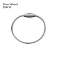 thumbnail image 1 of Sonducket Llave portátil anti-pérdida que conecta la cadena de alambre Tornillo Cuerda de equipaje Llavero Loop Circle Kit Gadget de bloqueo Type3 NO3, 1 of 6